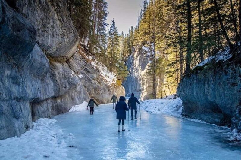 Grotto Canyon Ice Walk with Indigenous Pictographs - A Closer Look at the Grotto Canyon Ice Walk Experience