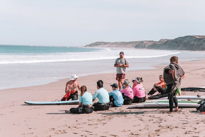 Group Surf Lesson in Corny Point - Introduction to the Corny Point Surf Experience