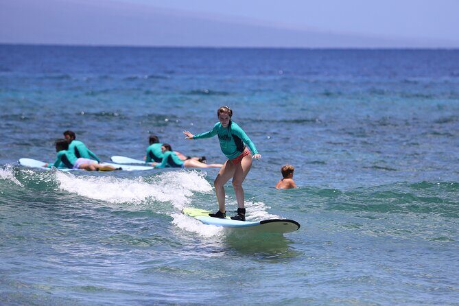 Group Surf Lessons from Kaanapali Beach - Key Points