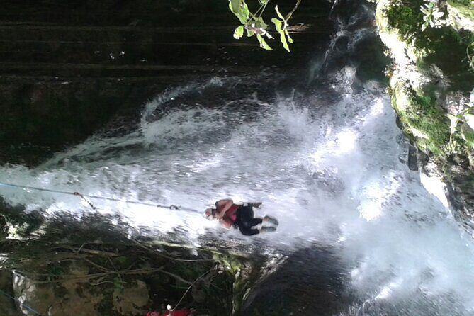 Guachipelin Waterfall Canyoning rappel& Hot Springs+ lunch buffet - Key Points