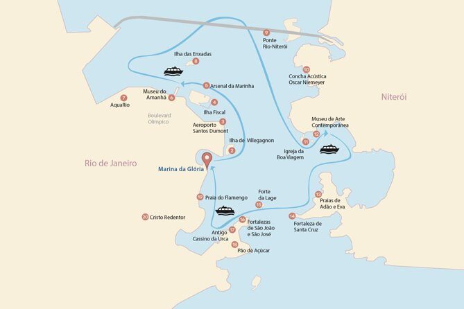 Guanabara Bay Catamaran Tour in Rio de Janeiro with Transfer - Exploring Rio de Janeiro from the Water: Guanabara Bay Catamaran Tour with Transfer