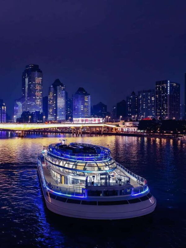 Guangzhou: Roundtrip Cruise Night View from Canton Tower - Key Points