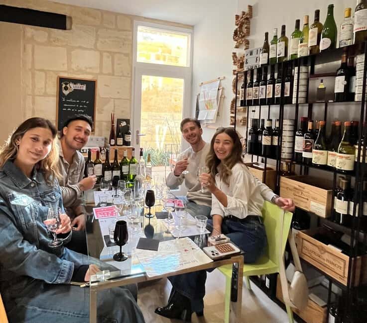 Guided Bordeaux Wine Tasting Class with 6 Wines and pairings - Discover the Best of Bordeaux in a 1.5-Hour Wine Tasting Class