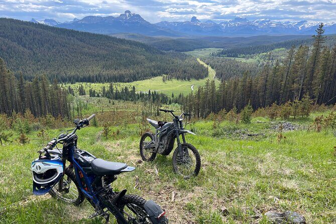 Guided Electric Dirt Bike Surron Tour Banff and Rockies - Discover Alberta’s Rockies on a Guided Electric Dirt Bike Tour