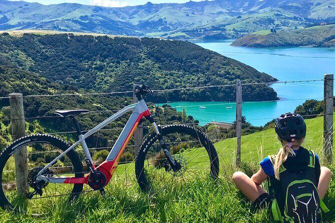 Guided Electric Mountain Bike Tour- Akaroa Explorer - Key Points