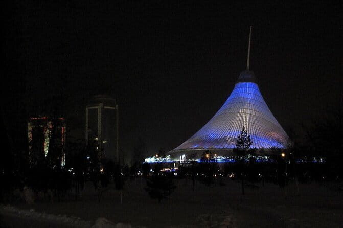 Guided Night Time Tour of Astana in a Private Car - The Sum Up