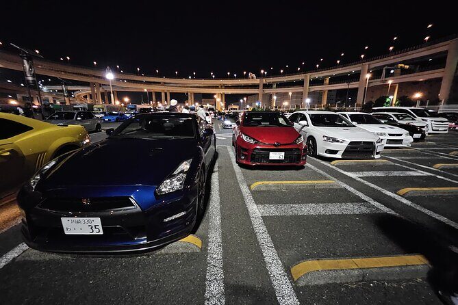 Guided Self Drive Night Tour Nissan R35 GTR Daikoku PA Wangan C1 - Key Points