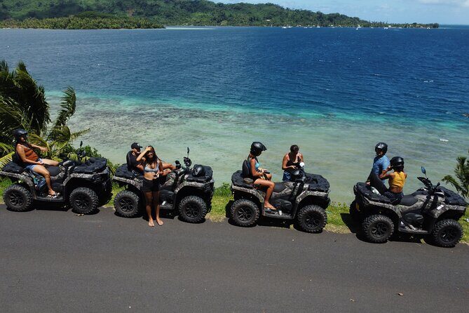Guided tour of the island and its escapades in Tahaa by Quad / ATV - Key Points