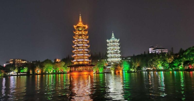 Guilin: Four Lakes Night Cruise with Round-trip Transfer - Key Points