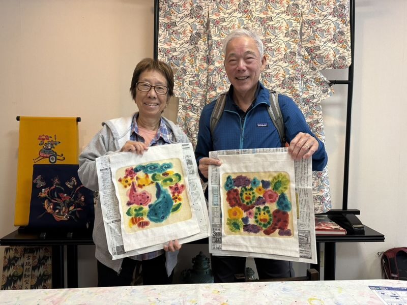 Gusuku Bingata Dyeing Workshop: Okinawan Traditional Craft Making - What you actually do with Ryukyu Bingata