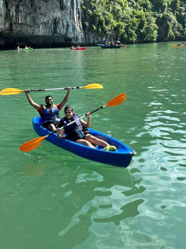 Ha Long Bay 2 Days - 1 Night Stay Over Night On Cruise - The Second Day: Dawn, Kayaking, and Returning to Hanoi