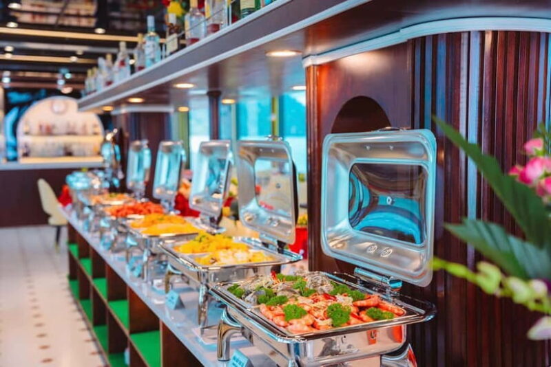 Ha Long Bay Day Tour: Buffet & Jacuzzi by Wonder of the Sea - Key Points