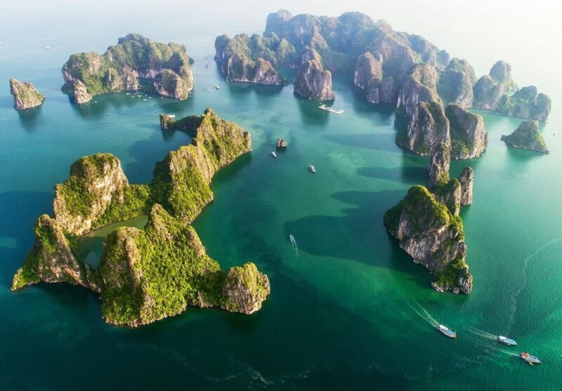 Ha Long Bay Luxury Day Cruise,Buffet Lunch, Titop,Cave,Kayak - Starting the Adventure: From Hanoi to Ha Long Bay