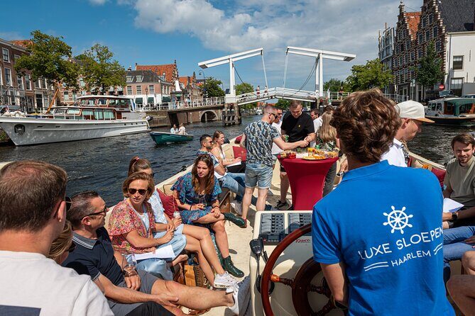 Haarlem Open Canal Tour with a real live guide - Key Points