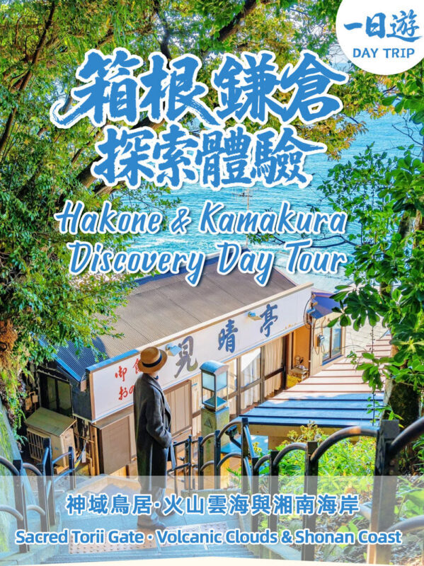Hakone Ashinoko Lake Water Torii & Hakone Pirate Ship & Hakone Ropeway & Kamakura Enoshima Day Trip (From Tokyo) - A big Hakone day, with a coastal finish