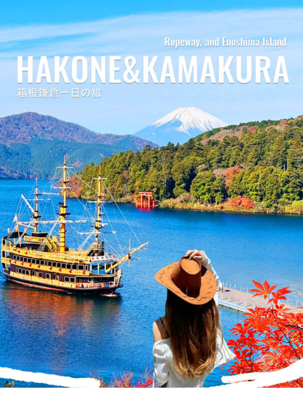 Hakone & Kamakura Mountain and Sea Tour: Hakone Owakudani & Pirate Ship & Aerial Cable Car & Enoshima Day Trip - From Tokyo to Hakone, with a lot of ground to cover