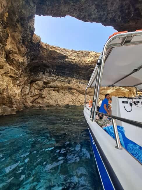 Half day - 4 hours Comino, Blue Lagoon up to 12 guests - The Sum Up