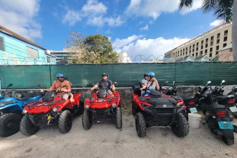 Half-Day ATV City Tour in Nassau: With Free Samples & Pickup - Key Points