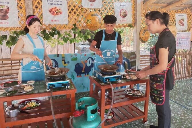 Half Day Chiang Mai Cooking Class and Market Taste Tour - Key Points