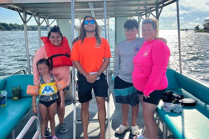 Half Day Double Decker Pontoon Boat Rental from Okaloosa Island - The Sum Up