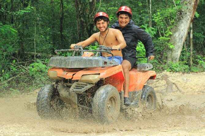 Half-Day Jungle Adventure ATVs, Ziplines and Cenote Swim - Key Points
