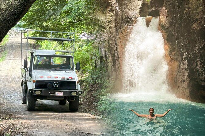 Half-Day La Leona Waterfall Hike with Unimog Ride - Key Points
