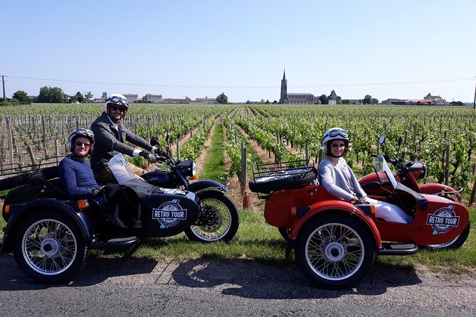 Half-day private tour in Saint-Emilion in a sidecar - Key Points