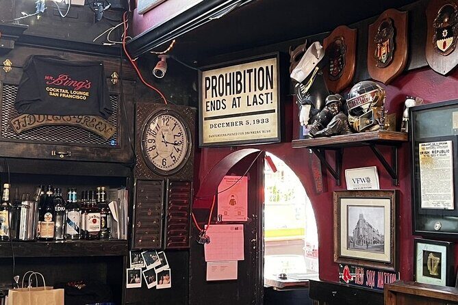Half Day Shared Walking Tours in Historical San Francisco Pubs - Specs 12 Adler Museum Cafe: A Museum of Memories