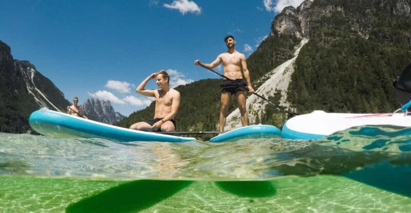 Half Day Stand-up Paddle Boarding (SUP) trip on Lake Predil - Key Points