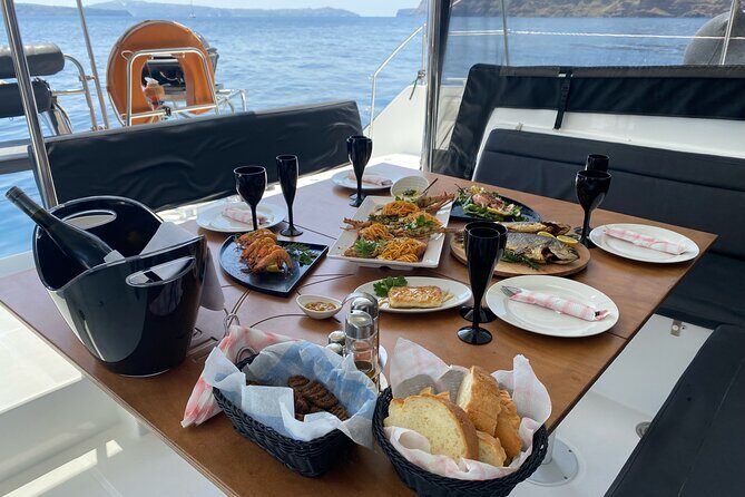 Half-Day Tailor-made Private Catamaran Cruise in Santorini - Price and Value