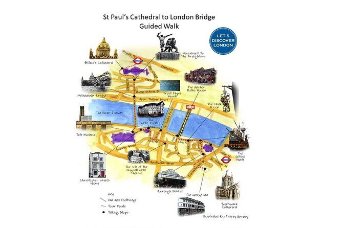 Half-day walking tour by the banks of the River Thames in a small group - Key Points