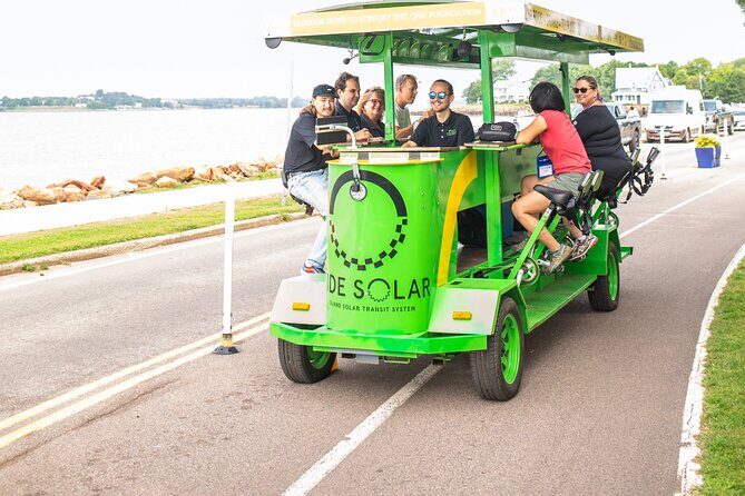 Halifax waterfront SOLAR Party Bike food & drink experience! - Key Points