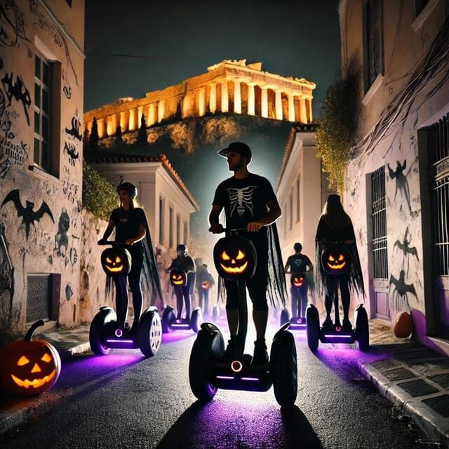 Halloween Segway Night Tour in Athens - The Experience: Pros and Cons