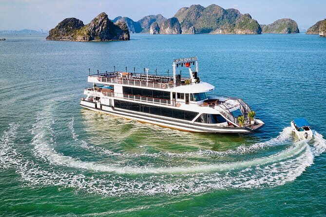 Halong Bay 5-Star Day Cruise, Buffet Lunch, Cave, Kayak, Transfer - Key Points