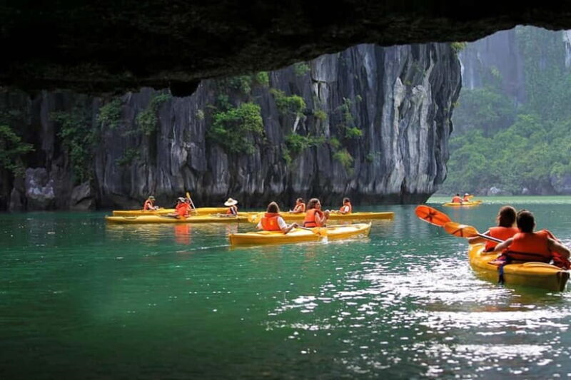 Halong Bay: Full-Day Cruise with Swimming, Meal and Kayaking - Experience the Magic of Halong Bay: Full-Day Cruise with Swimming, Meal, and Kayaking