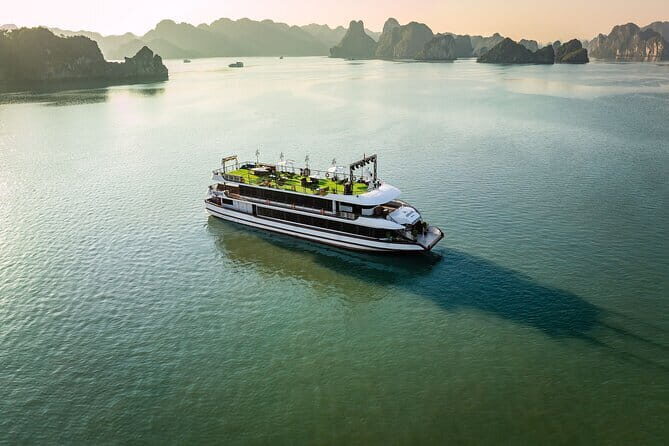 Halong Bay Full Day Tour with Buffet Lunch and Sunset Party - Kayaking and Bamboo Boat Experiences at Luon Cave