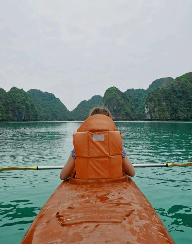 Halong Bay Luxury Cruise: Kayak&Swim,Cave, Party BEST SELLER - Sunset Party and Return to Hanoi