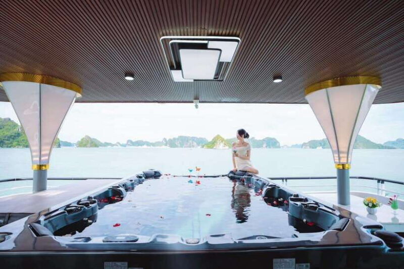 Halong Bay Newest 5-Star Cruise with Buffet Lunch & Jacuzzi - Experience the Luxury of Halong Bay with the Newest 5-Star Cruise