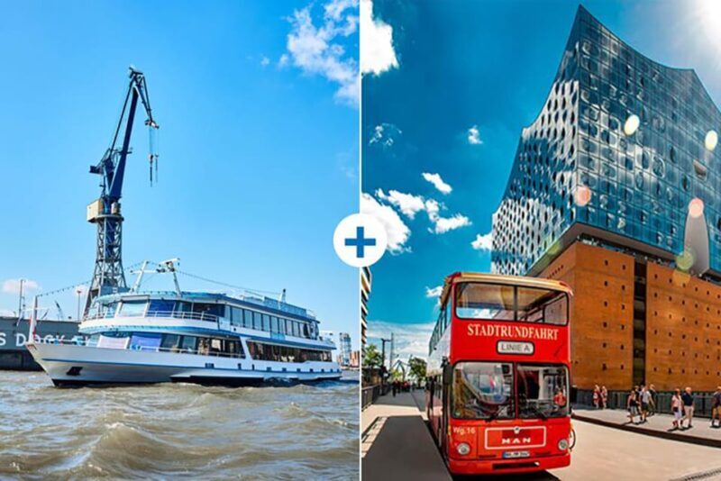 Hamburg: Harbor Cruise and Bus City Hop-On Hop-Off Tour - Starting Point and Overall Format