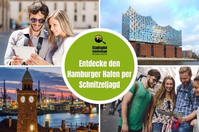 Hamburg: Scavenger Hunt Self-Guided Tour around the port - The Itinerary in Detail