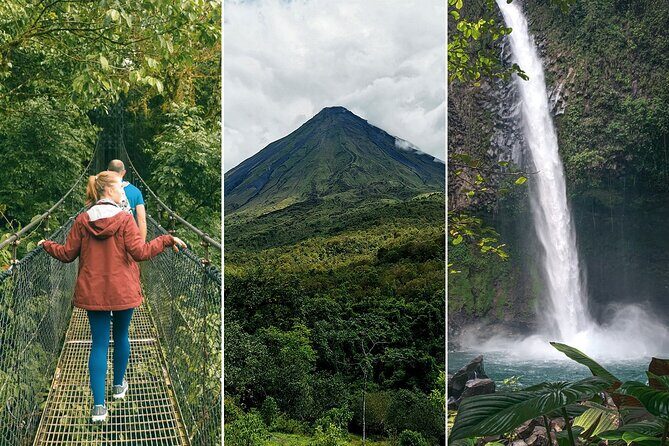 Hanging Bridges, Volcano Hike and La Fortuna Waterfall - Key Points