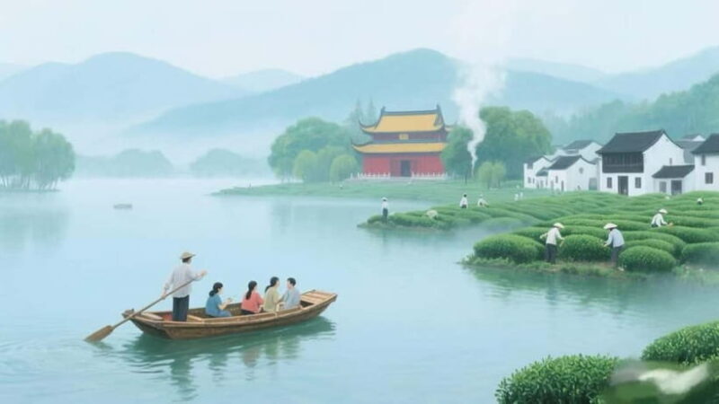 Hangzhou: West Lake Boat, Tea Village, & Temple Tour - Experience the Charm of Hangzhou in a Day