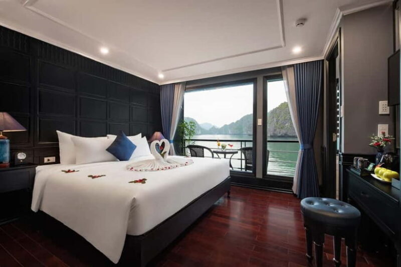 Hanoi: 2-Day Halong-Lan Ha Bay BEST SELLER 5* cruise balcony - The Second Day: Sunrise, Culture & Return