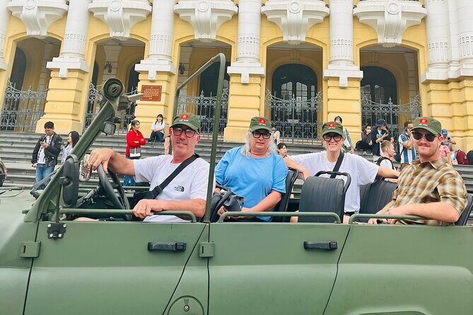 Hanoi City Jeep Tour Half-day: Food, Culture & Fun (4 hours) - Transportation and Group Size
