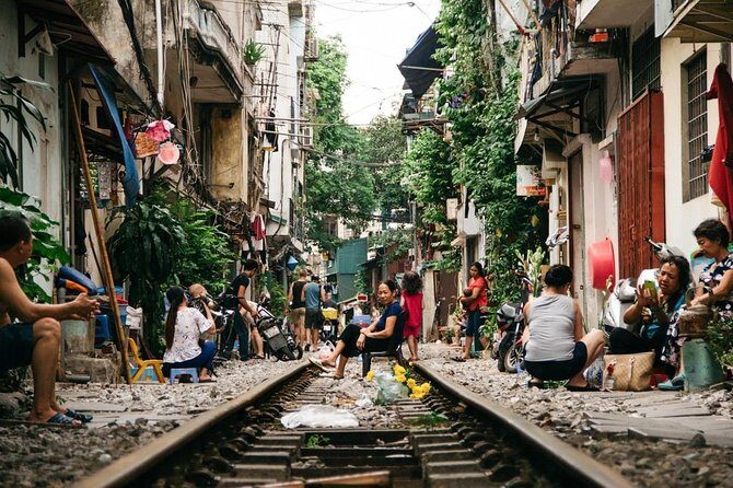 Hanoi city tour and drinking beside railway- group tour - Authenticity and Cultural Insights