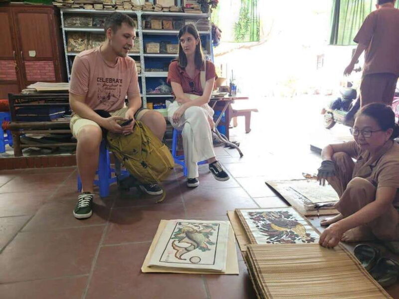 Hanoi: Dong Ho Painting Village & But Thap Pagoda Private - Key Points