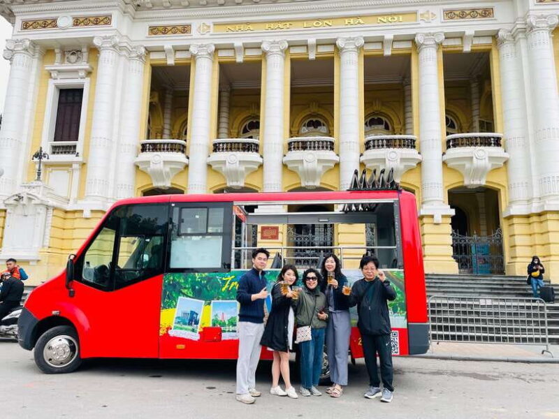 Hanoi Exclusive Craft Beer Bus: Cultural Sightseeing Tour - Visiting Hanoi’s Architectural Gems and Marketplaces