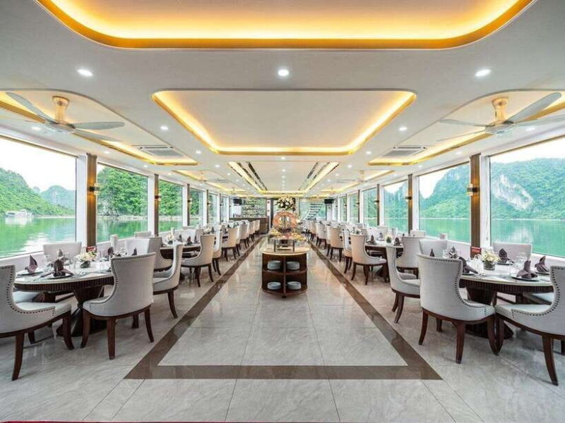 Hanoi: Full-Day Halong Bay 5 star, jacuzzi, buffet,kayak,swim - Key Points