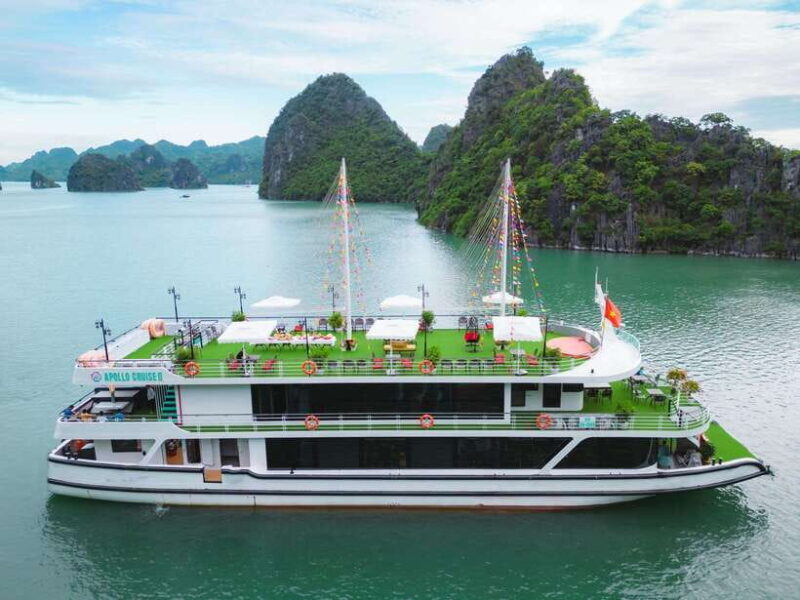 Hanoi: Ha Long Bay Day Tour - Apollo Cruise, Jacuzzi, Buffet - Discovering Halong Bay: A Complete Experience
