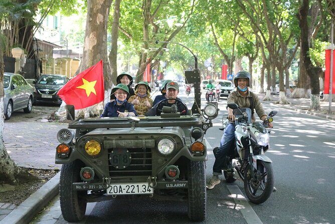 Hanoi Jeep City Tour combine Countryside Train Street, Backstreet - Discover Hanoi in a Unique Way with the Jeep City Tour